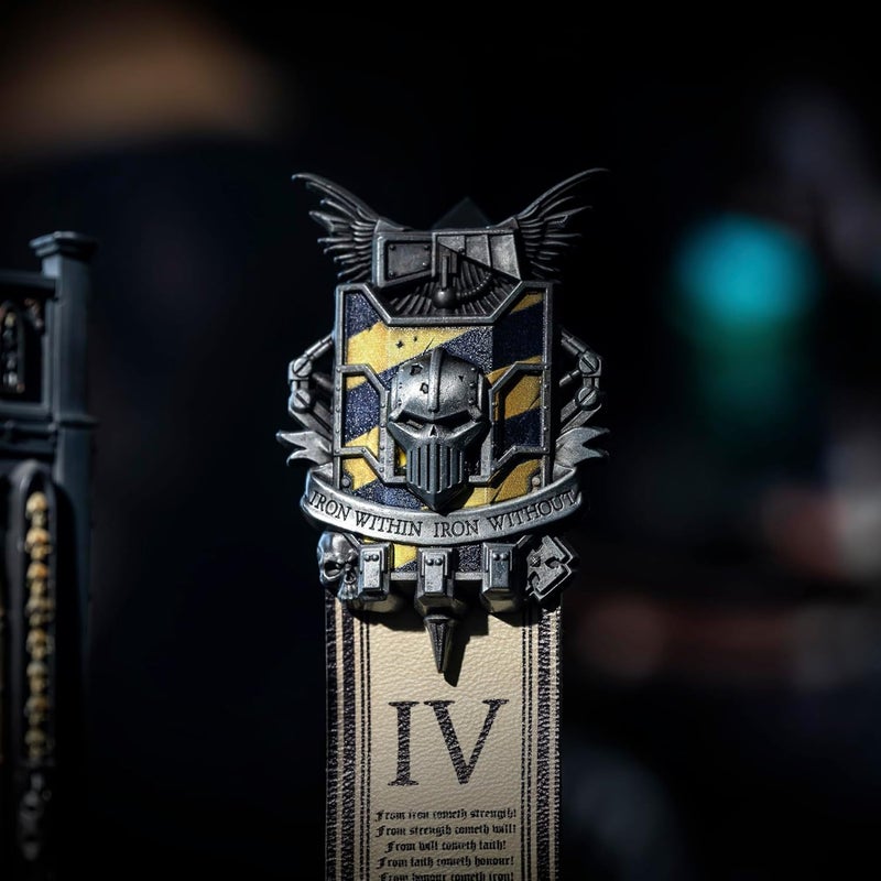 Starforged Warhammer 30K 4th Legion Iron Warriors Honour Badge Of Warsmith Seal Badge - Image 2